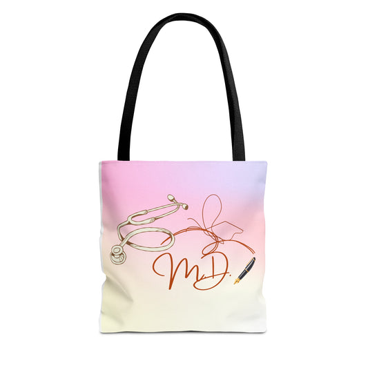 M.D. - Tote Bags with Medical Doctor Credentials