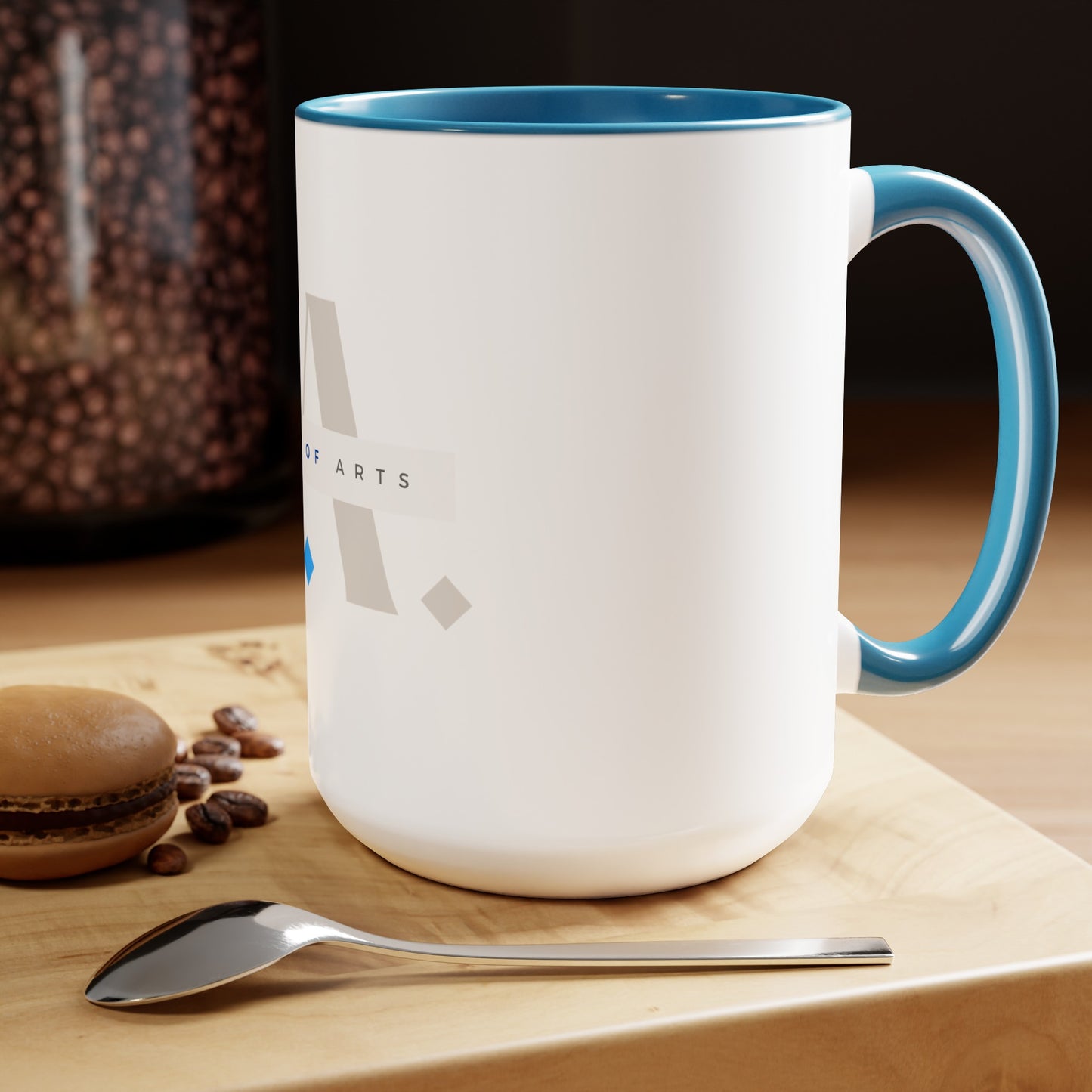 B.A.- Custom coffee mug with bachelor of arts credentials