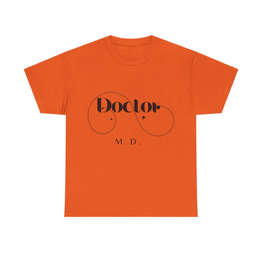 M.D.- Custom T shirts with Medical Doctor Credentials