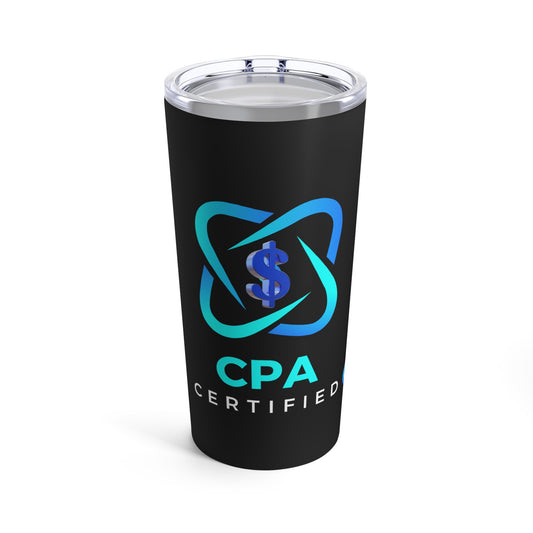 C.P.A. - Coffee Tumbler with Credentials for Financial Advisors