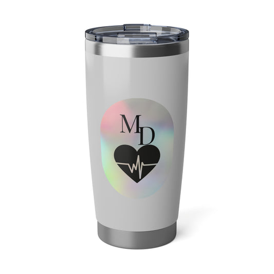 M.D. - Coffee tumbler with medical doctor credentials