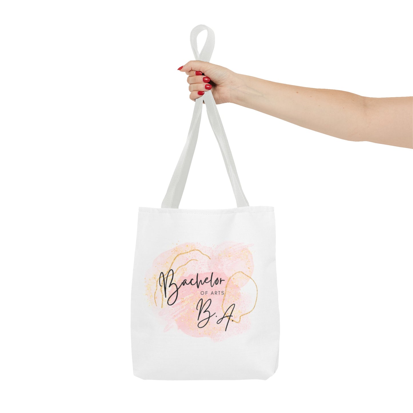 B.A. - Tote bags with bachelor of arts credentials