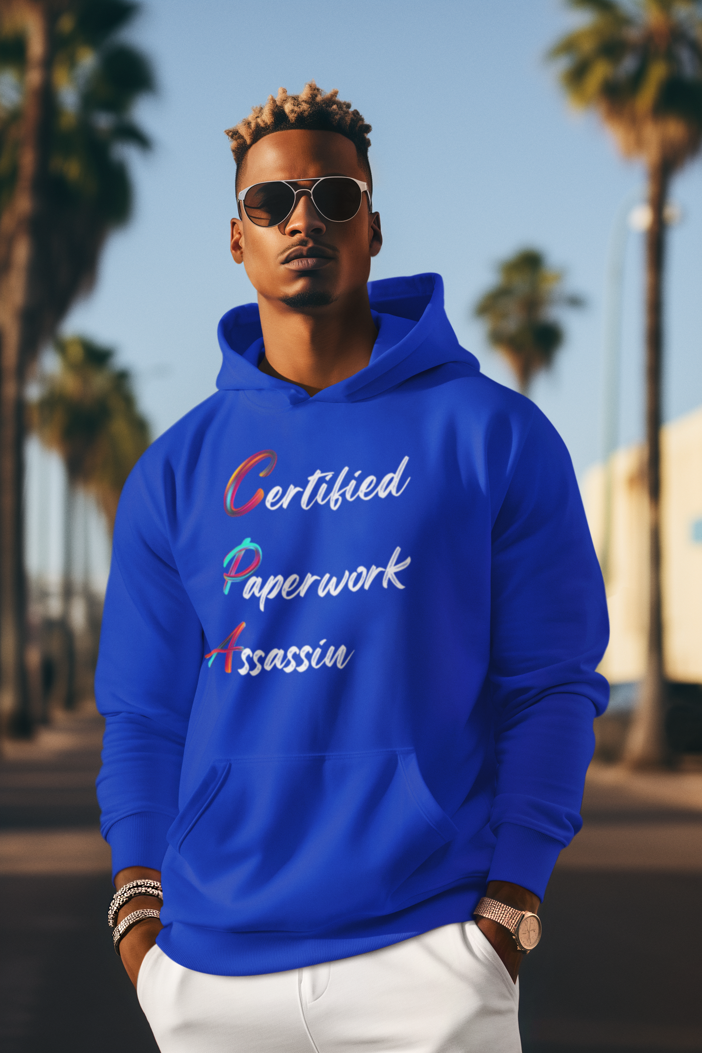 Hoodies with credentials for financial advisors
