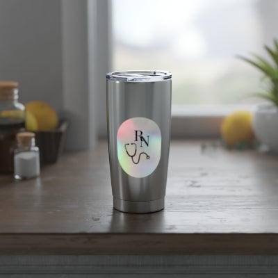coffee tumbler with RN credentials